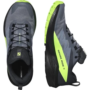 Pánska bežecká obuv Salomon  GTX Flint/Black/Grgeck  UK 11