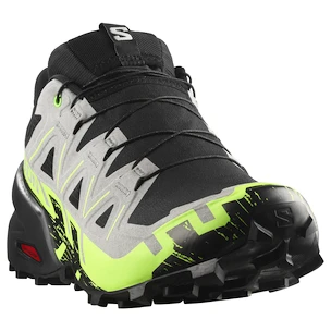 Pánska bežecká obuv Salomon Speedcross 6 Gore-Tex Black/Alloy/Green Gecko