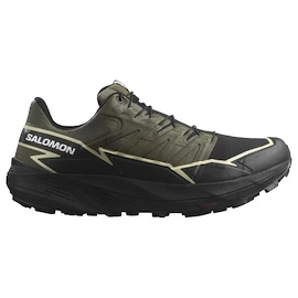 Pánska bežecká obuv Salomon Thundercross Gore-Tex Olive Night/Black/Alfalfa
