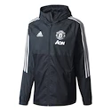 Pánska bunda adidas Manchester United FC šedo-čierna