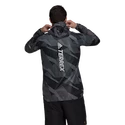 Pánska bunda adidas  Terrex Agravic Graphic 2.5 Layer Rain Jacket Grey Six