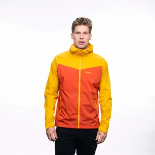 Pánska bunda Bergans  Microlight Jacket Brick/Light Golden Yellow S
