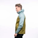 Pánska bunda Bergans  Microlight Jacket Olive Green/Smoke Blue