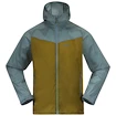 Pánska bunda Bergans  Microlight Jacket Olive Green/Smoke Blue XL