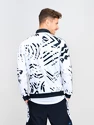 Pánska bunda BIDI BADU  Melbourne Printed Jacket White/Black