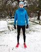 Pánska bunda Inov-8  Stormshell FZ modrá