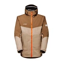 Pánska bunda Mammut  Convey Tour HS Hooded Jacket Safari/Dark Sand