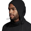 Pánska bunda s kapucňou adidas Weath All Blacks