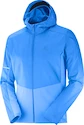 Pánska bunda Salomon Agile FZ Hoodie svetlo modrá