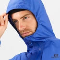 Pánska bunda Salomon  Bonatti Waterproof Jacket Nautical Blue
