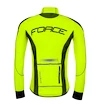 Pánska cyklistická bunda Force X72 PRO Softshell reflexne žltá