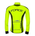 Pánska cyklistická bunda Force X72 PRO Softshell reflexne žltá