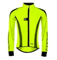 Pánska cyklistická bunda Force X72 PRO Softshell reflexne žltá