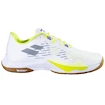 Pánska halová obuv Babolat  Shadow Tour 5 Men White/Lime