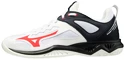 Pánska halová obuv Mizuno  Ghost Shadow White/Ignition Red