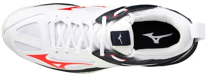 Pánska halová obuv Mizuno  Ghost Shadow White/Ignition Red
