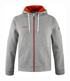 Pánska mikina Babolat Exercise Hood Jacket Men High Rise Hthr