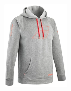 Pánska mikina Babolat  Strike Hood Sweat High Rise Hthr L
