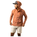 Pánska mikina Bauer  LTWHT Stripe Hoodie Brick