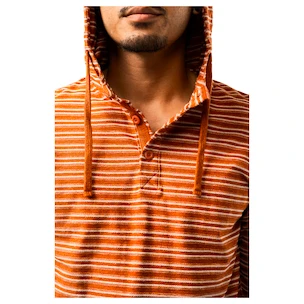 Pánska mikina Bauer  LTWHT Stripe Hoodie Brick
