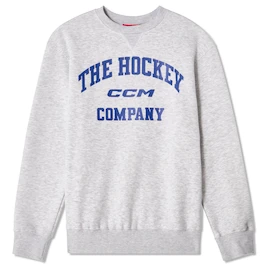 Pánska mikina CCM Athleisure Crew Grey Melange