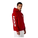 Pánska mikina CCM  Athleisure Hood Red