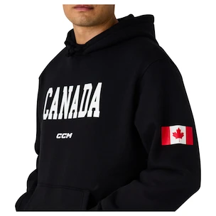 Pánska mikina CCM  Flag Hood Team CAN Black