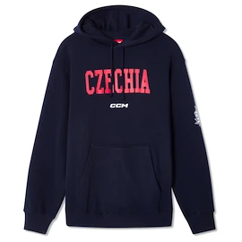 Pánska mikina CCM Flag Hood Team CZE Navy