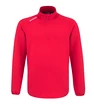Pánska mikina CCM  LOCKER ROOM FLEECE 1/4 ZIP Red