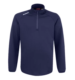 Pánska mikina CCM LOCKER ROOM FLEECE 1/4 ZIP true navy