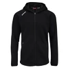 Pánska mikina CCM  LOCKER ROOM FLEECE FULL ZIP HOODIE Black