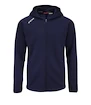 Pánska mikina CCM  LOCKER ROOM FLEECE FULL ZIP HOODIE true navy