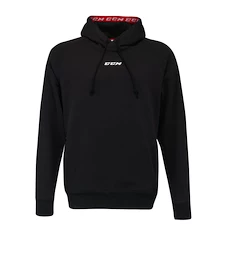 Pánska mikina CCM Team Fleece Pullover Hoodie Black