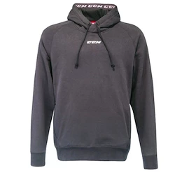 Pánska mikina CCM Team Fleece Pullover Hoodie Dark Grey