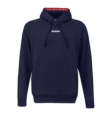 Pánska mikina CCM Team Fleece Pullover Hoodie Navy