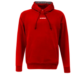 Pánska mikina CCM Team Fleece Pullover Hoodie Red