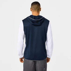 Pánska mikina Head  CLUB 25 TECH Hoodie Men Navy/White