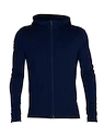 Pánska mikina Icebreaker  Quantum III LS Zip Hood Royal Navy