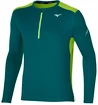 Pánska mikina Mizuno  Dry Aero Flow LS HZ/Harbor Blue