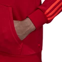 Pánska mikina na zips s kapucňou adidas FC Bayern Mníchov červená