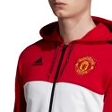 Pánska mikina na zips s kapucňou adidas Manchester United FC