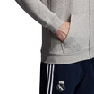 Pánska mikina na zips s kapucňou adidas Real Madrid CF šedá