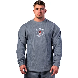 Pánska mikina Nebbia NEBBIA x OLYMPIA Oversized Pullover SIGNATURE 797 blue