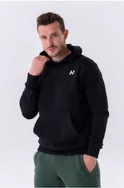 Pánska mikina Nebbia Pull-over Hoodie with a Pouch Pocket 331 black
