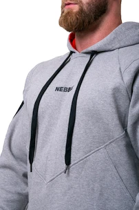 Pánska mikina Nebbia  Unlock the Champion hoodie 194 light grey XXL