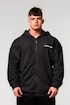 Pánska mikina Nebbia  Washed-off Zip Up Hoodie GYM BRO Black M