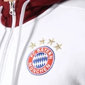 Pánska mikina s kapucňou adidas 3S Zip FC Bayern Mníchov AP1650