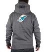 Pánska mikina s kapucňou Fanatics Oversized Split Print Zip Thru Hoodie NFL Miami Dolphins
