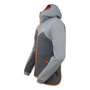 Pánska mikina Salewa  SOLID LOGO DRY M FZ HDY