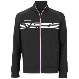 Pánska mikina Tecnifibre Knit Jacket Heather Black